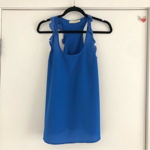 Urban Outfitters Ruffle Racerback Tank Top - Size M